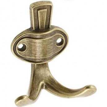 Крючок мебельный CORUNA, маленький, старое золото GTV WZ-CORUNA-M-04 Крючок мебельный CORUNA, маленький, старое золото GTV WZ-CORUNA-M-04