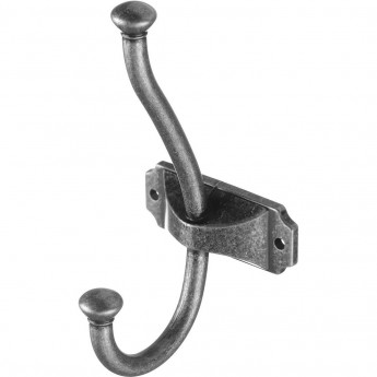 Крючок мебельный GTV WZ-CRAFT-07 CRAFT, античное серебро (комплект 2 шт) Крючок мебельный GTV WZ-CRAFT-07 CRAFT, античное серебро (комплект 2 шт)