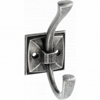 Крючок мебельный GTV WZ-MADRYT-07 MADRYT, античное серебро (комплект 2 шт) Крючок мебельный GTV WZ-MADRYT-07 MADRYT, античное серебро (комплект 2 шт)