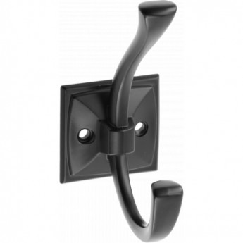 Крючок мебельный MADRYT, черный матовый GTV WZ-MADRYT-20M Крючок мебельный MADRYT, черный матовый GTV WZ-MADRYT-20M