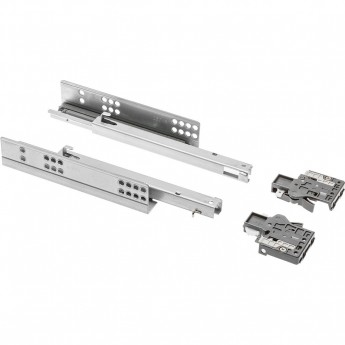 Направляющая нижнего монтажа 400 Modern Slide с доводчиком неполное выдвижение GTV PB-GCHX-400-H
