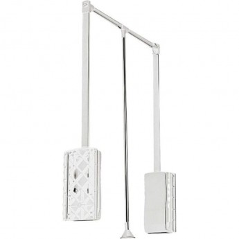 Пантограф стальной с газовым амортизатором, белый 83/115 GTV PG-GA83115-10