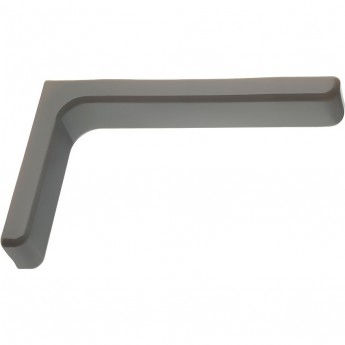 Полкодержатель GTV WB-WS-18-060 L- 180мм серый (комплект 2 шт)