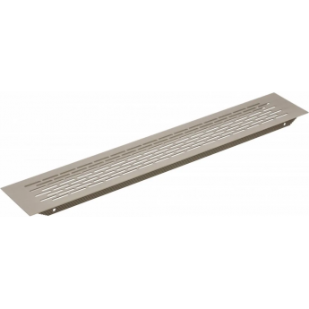 Решетка вентиляционная GTV 480х80 мм , светлый антрацит