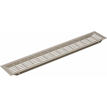 Решетка вентиляционная GTV 480х80 мм, светлый антрацит