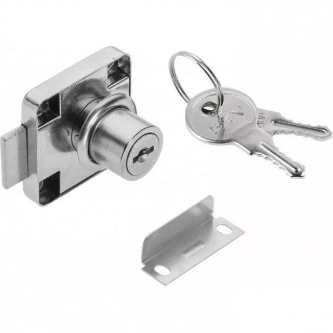 Замок мебельный с планкой GTV ZZ-KM-138-01-S